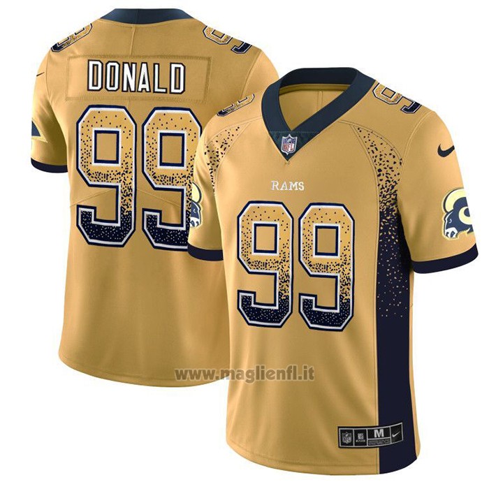 Maglia NFL Limited Los Angeles Rams Donald Rush Drift Fashion Or